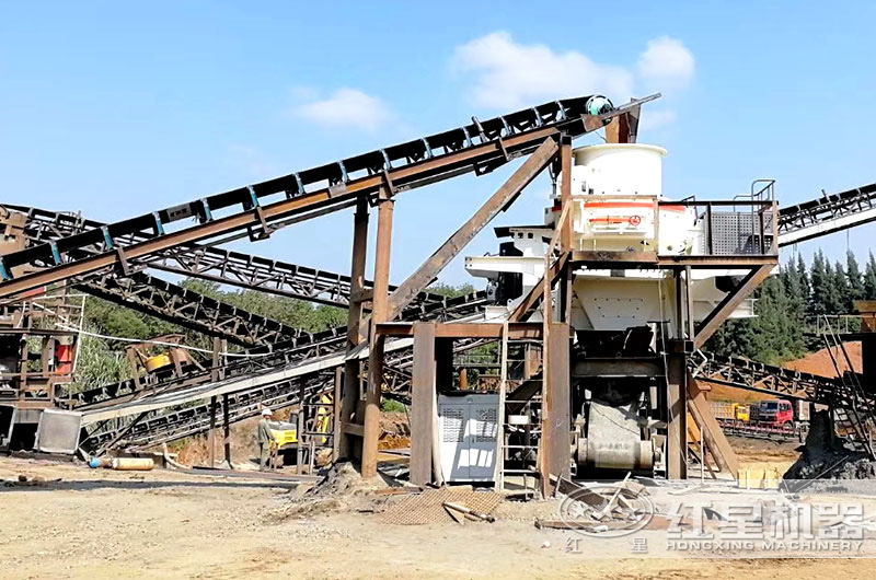 制砂機(jī)成品粒型好，成品多用于建筑工程，道路基建