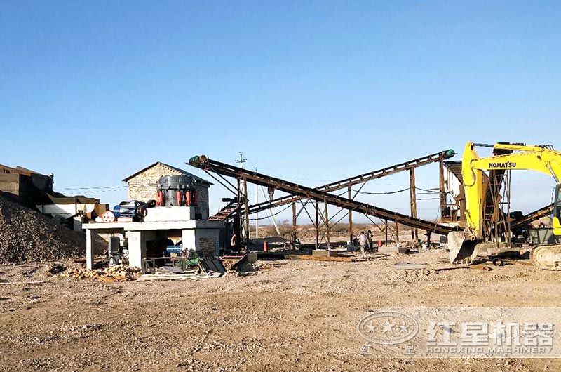 顎式破碎機、圓錐破碎機作業(yè)現(xiàn)場